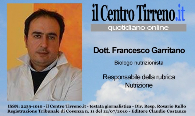 Nutrizione il Centro Tirreno, il dott. Francesco Garritano augura Buone Feste ai nostri lettori